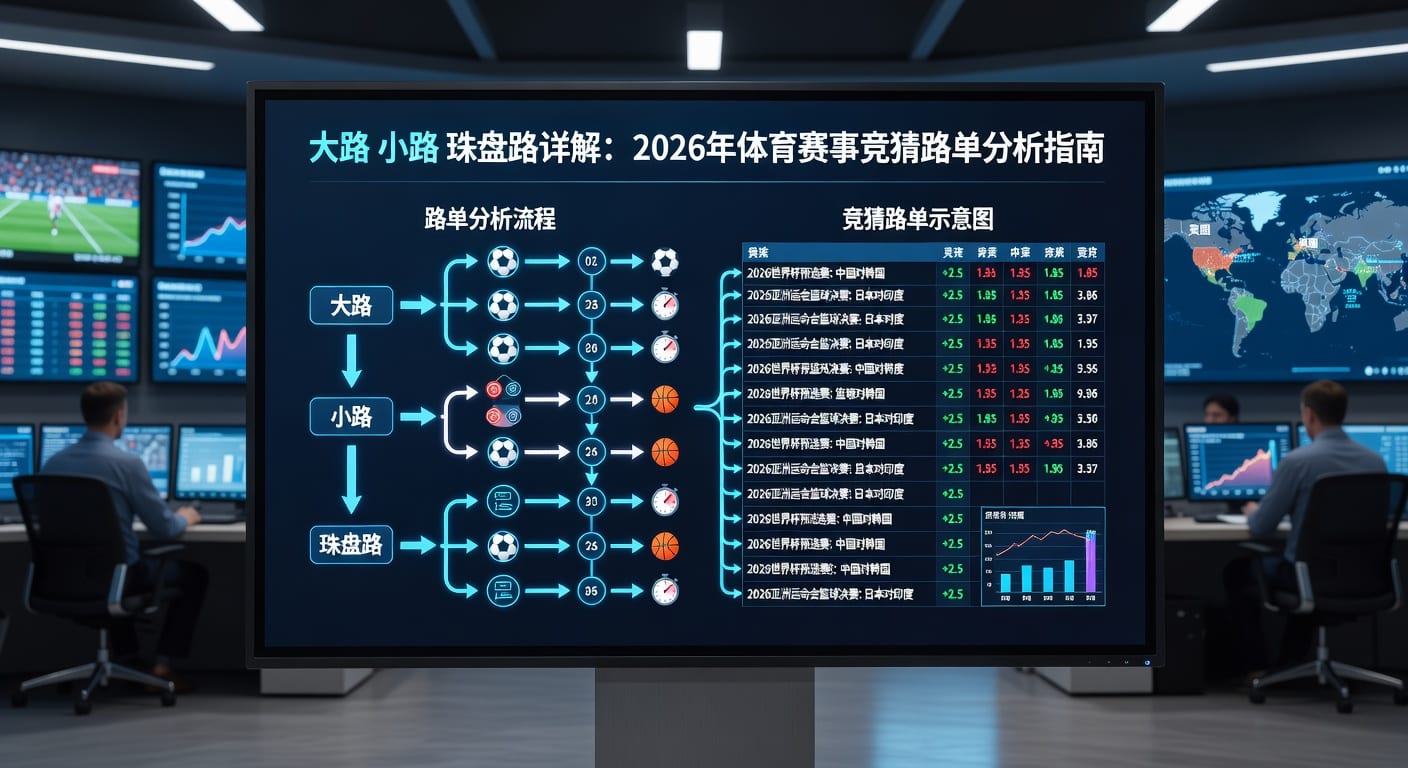 大路小路珠盘路：足球盘口分析攻略 | 2026年世界杯投注参考