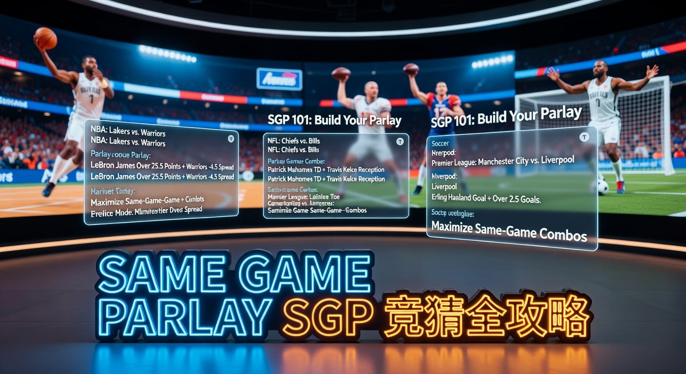 Same Game Parlay (SGP) 深度解析：体育串关投注技巧与策略