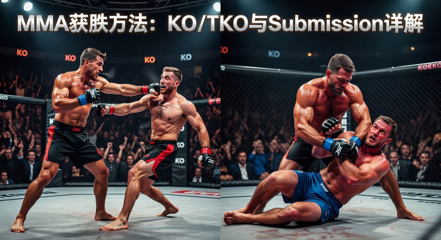 MMA方法 KO/TKO Submission 赛前读法